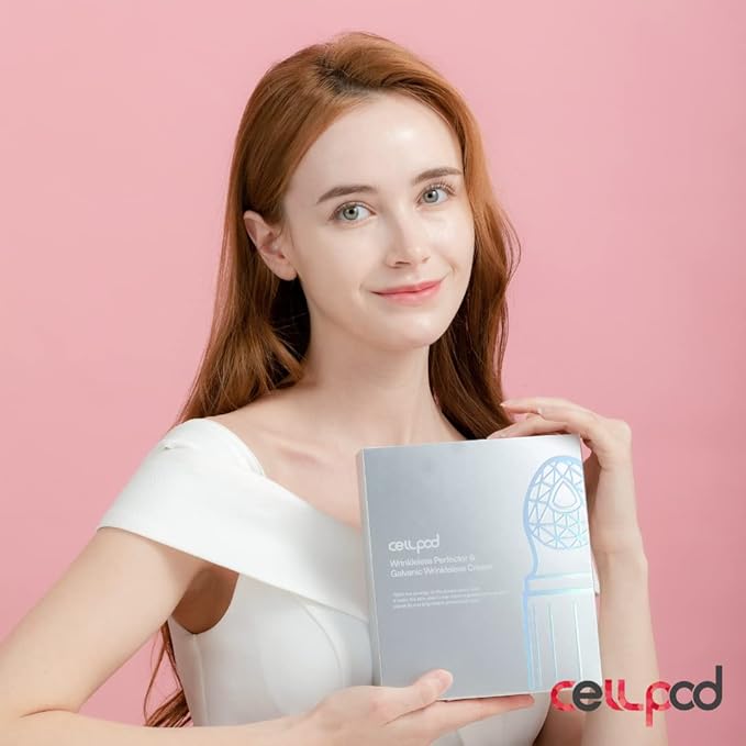 Wrinkleless Perfector & Galvanic Wrinkleless Cream - Galvanic Facial Vibration device with Eye Cream Cream 2 ea. (0.68 fl. oz. for each) - for Anti-Aging, Anti-Wrinkle, and Eye Brightening