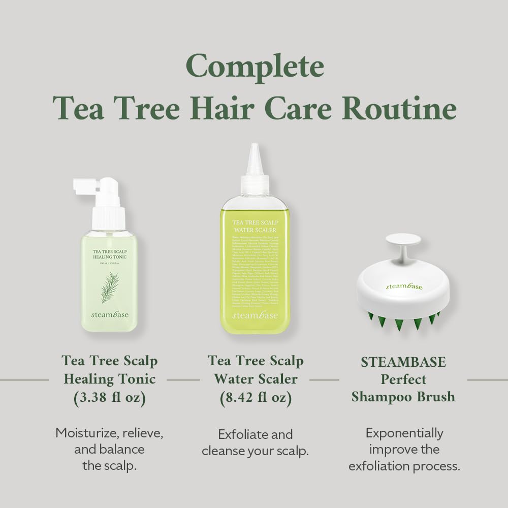Tea Tree Scalp Healing Tonic | Relieve Dry, Itchy, and Oily Skin | Hydrating and Nourishing Serum Oil Moisturizer for Calming Scalp | Korean Hair Care Products, 3.38 fl oz