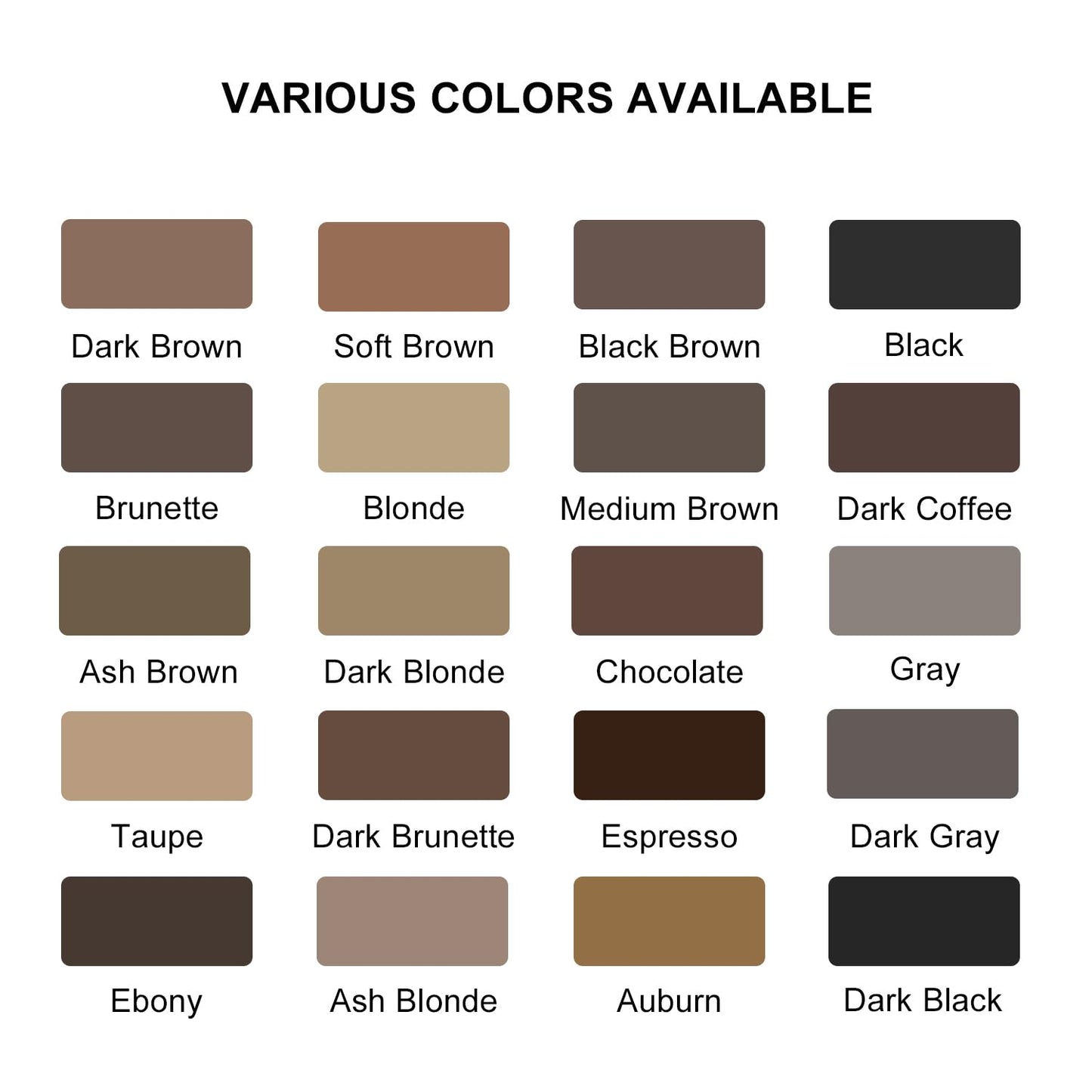 LAVONE Eyebrow Stamp Pencil Kit - Makeup Brow Stamp Trio with Waterproof Eyebrow Pencil, Eyeliner, Pomade, Dual-ended Brush - Dark Coffee