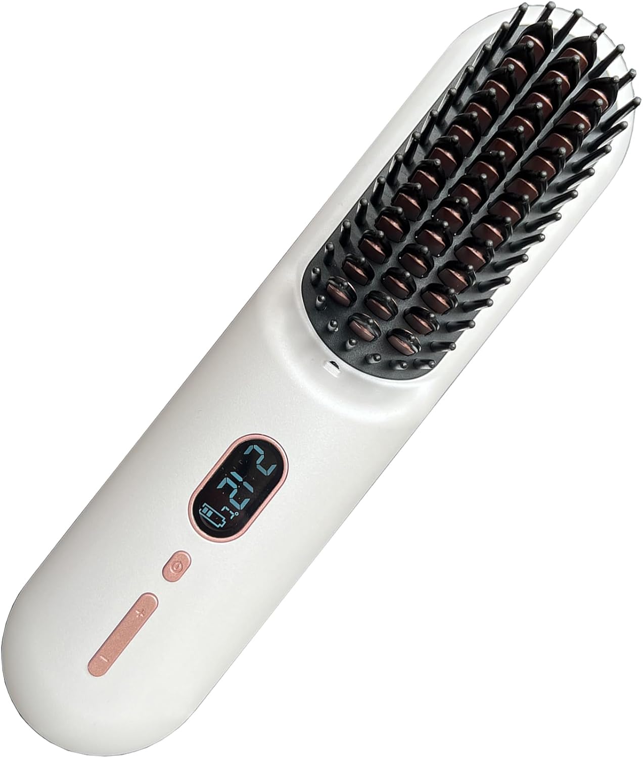 Cordless Hot Comb Rechargeable Hair Brush Straightener Heat Pressing Combs Ceramic Electric Straightening Comb, Anti Burn for Natural Black Beard Wigs Meige (9000mA)
