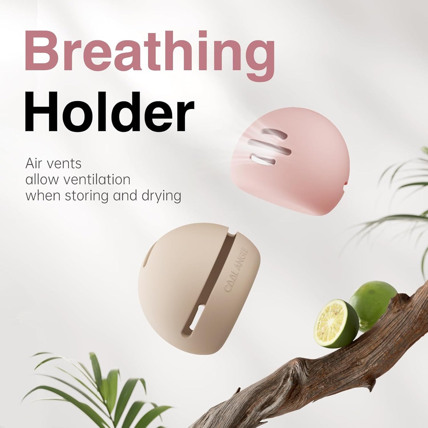 Silicone Makeup Brush Holder And Beauty Sponge Case, Travel Makeup Brush Case With Magnetic Closure, Makeup Sponge Holder 2 In 1 Stand Storage For Quick Drying White