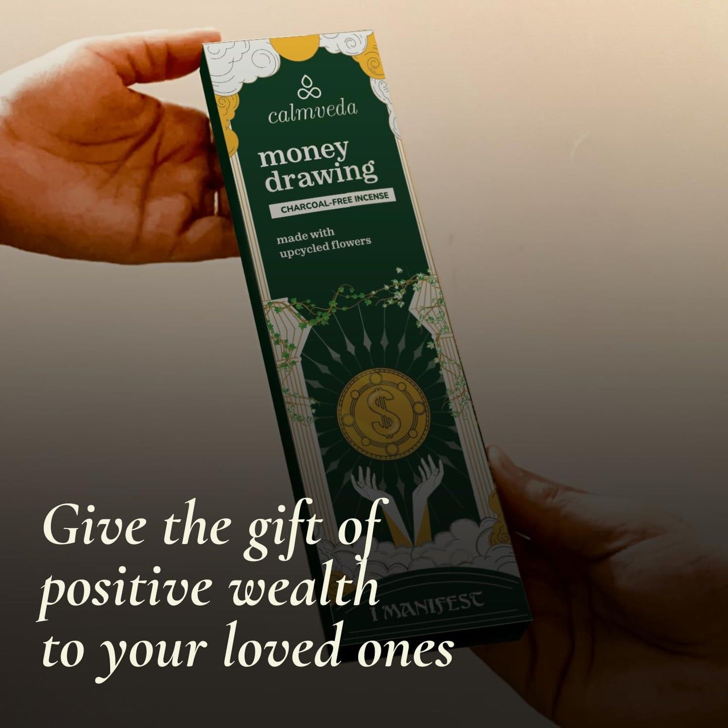 Attract Money Incense Sticks - for Manifestating Abundance (80+ Sticks) with Aventurine Crystal Keychain for Unlocking Wealth | Spicy Aroma of Cinnamon Incense & Clove