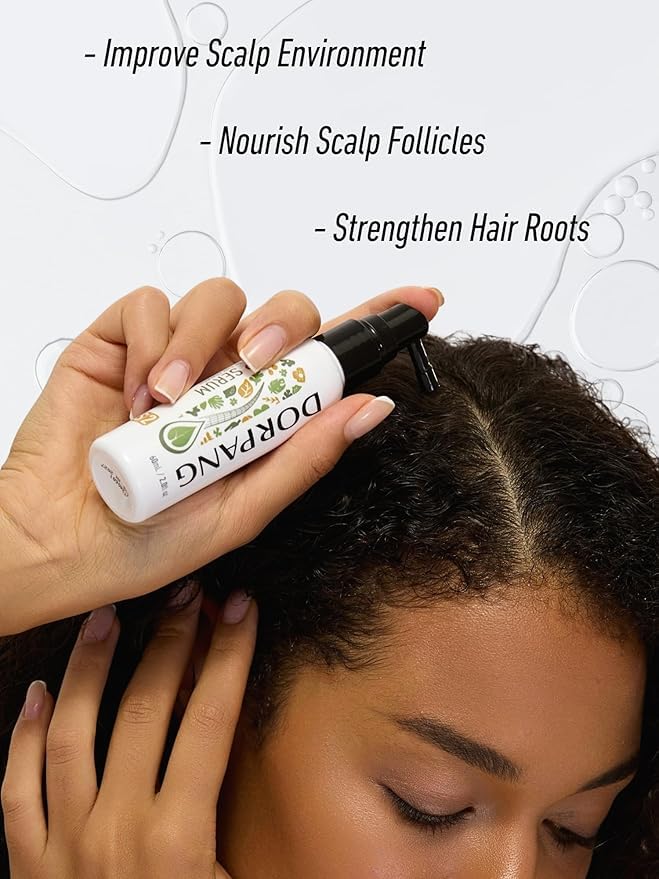Scalp Serum for Hair Loss – Reduces Hair Shedding and Improves Scalp Health, Helps with Topical Signs of Thinning, Vegan Formula without Side-Effects, Non-Greasy
