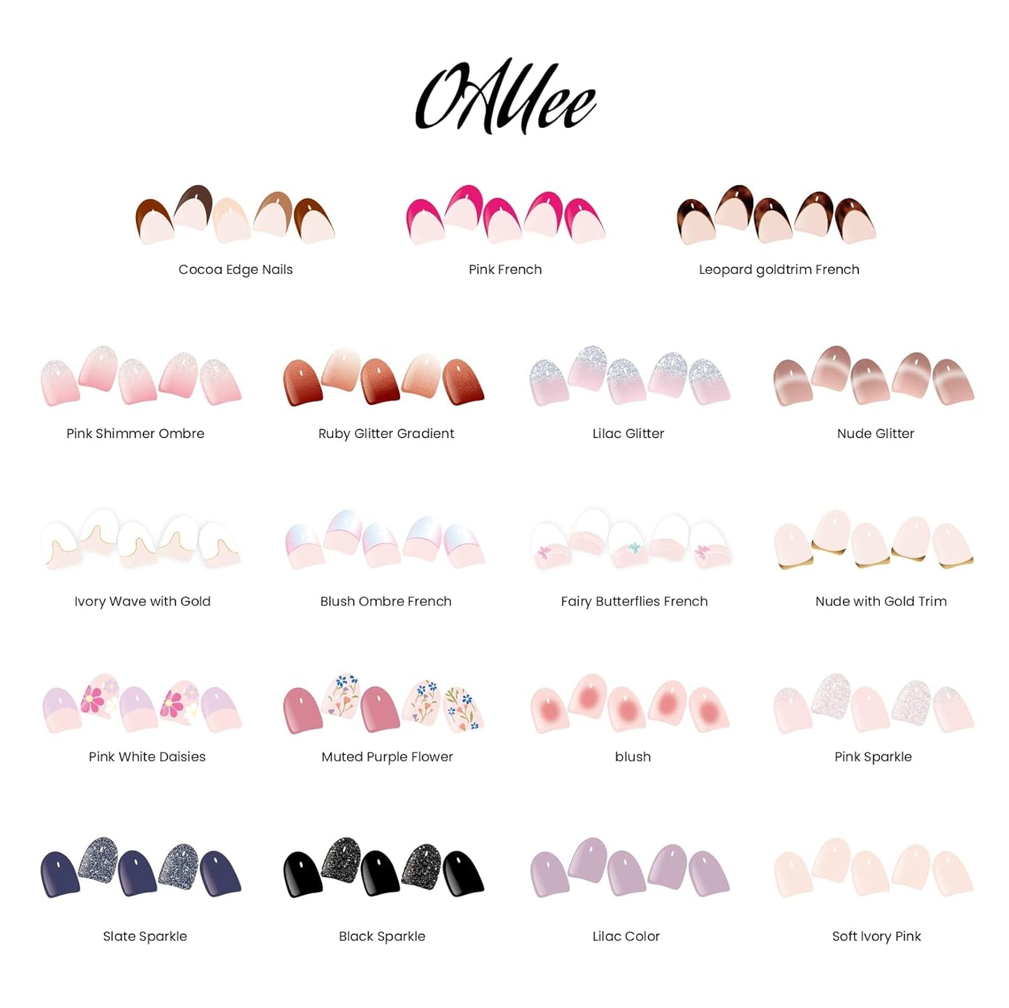 Semi Cured Gel Nail Strips | Built-In Gel Top Coat | UV Light Required | Salon Quality, Easy Application And Removal (Pink White Daisies)