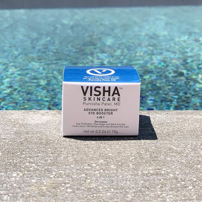 Skincare Advanced Bright Eye Booster 4 in 1 Cream, Under Eye Cream for Dark Circles and Puffiness, Decreases Wrinkles and Lines Around Eyes and Lips, Reduces Overall Eye Puffiness 0.5oz