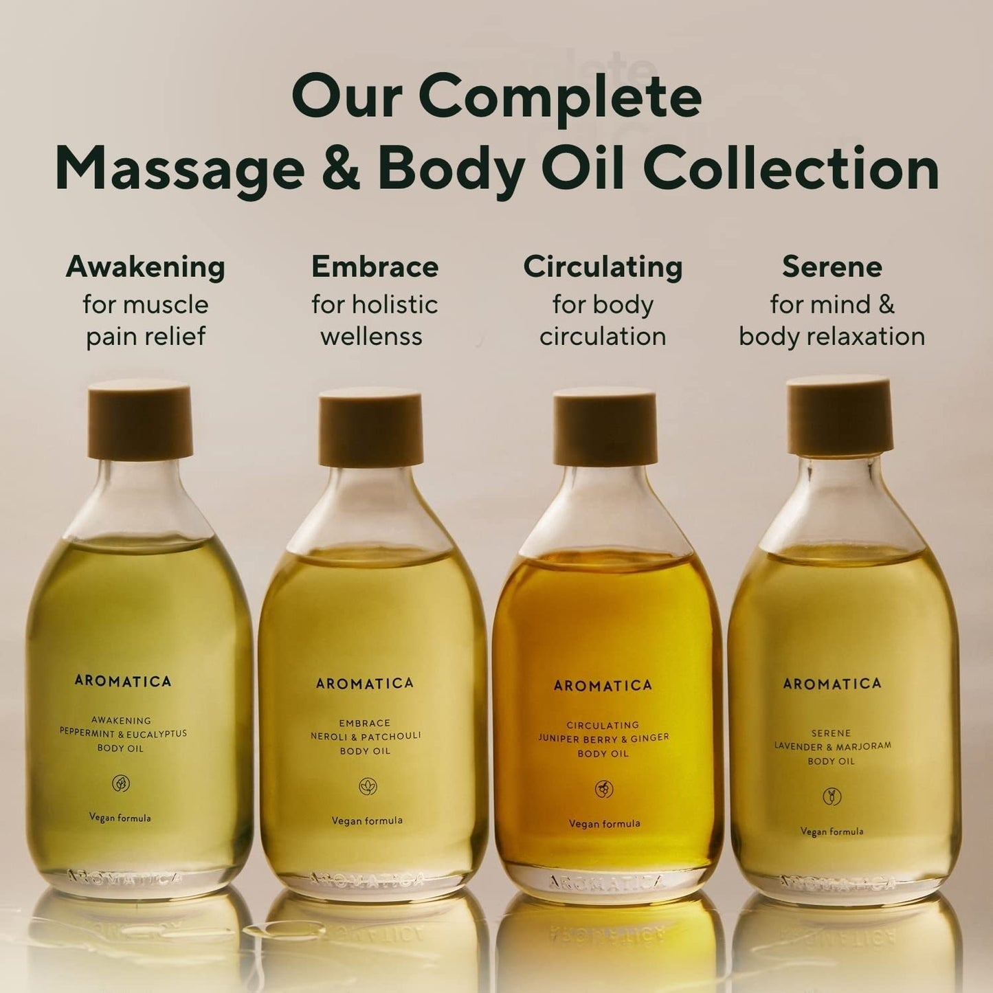 AROMATICA Embrace Body Oil Patchouli & Neroli Essential Oil, Aromatherapy Oils, Scented Body Oil, After Shower Body Oil for Women, Non-Greasy Body Serum, Body Moisturizer for Dry Skin 3.38 fl. oz