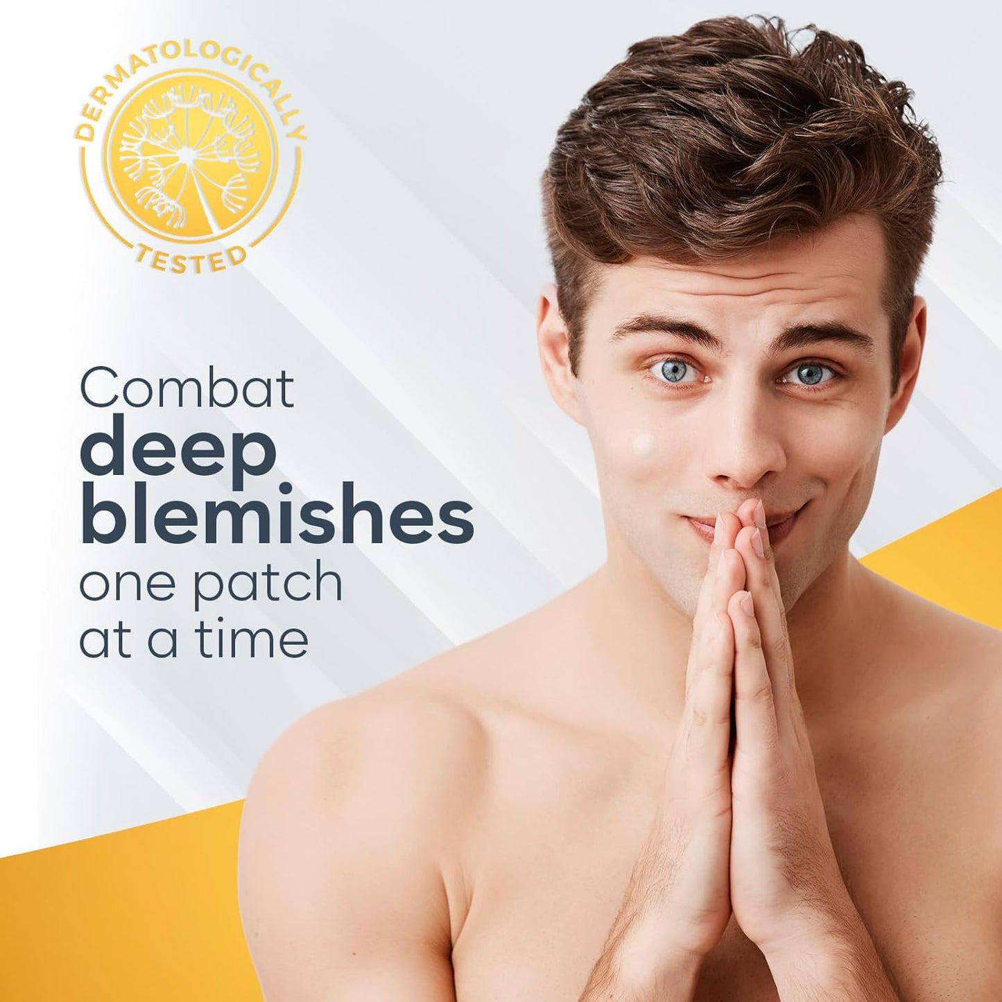 Microdart Acne Patch, Zit Patches for Cystic Acne Overnight Care, Cystic Acne Coverage, Pimple Patches Microdart Technology - Salicylic & Hyaluronic Acid (12 Count)