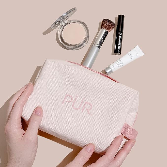 PÜR Beauty Multitasking Essentials Best Sellers Kit, Everyday Look Deluxe Kit, Condition & Moisturize Skin, Cruelty Free, Golden Medium