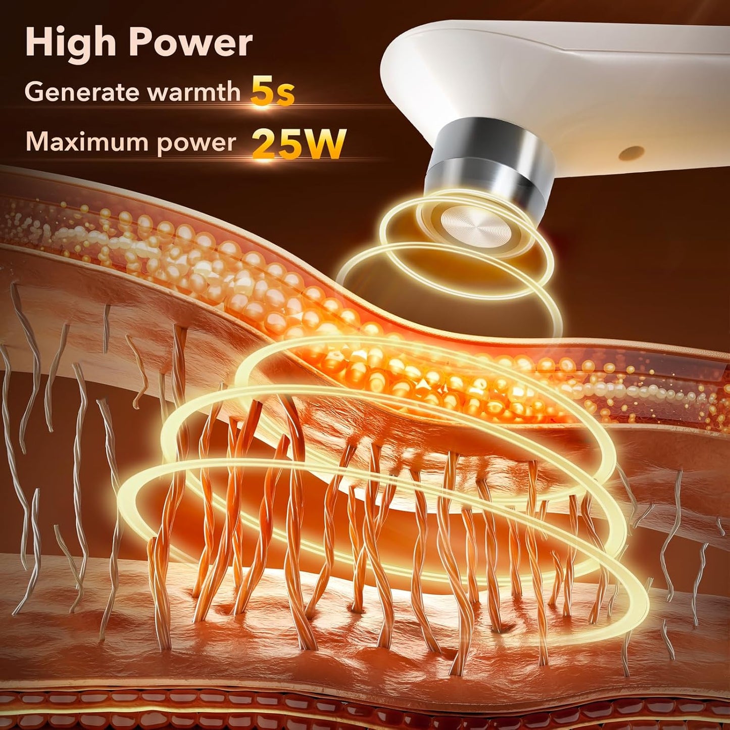 MLAY Professional RF Beauty Machine, Radio Frequency Face Machine with 2 Probes, at Home Radio Frequency Skin Tightening for Lifting, Wrinkle Reducing, Anti Aging - Salon Effects(Gel Included)