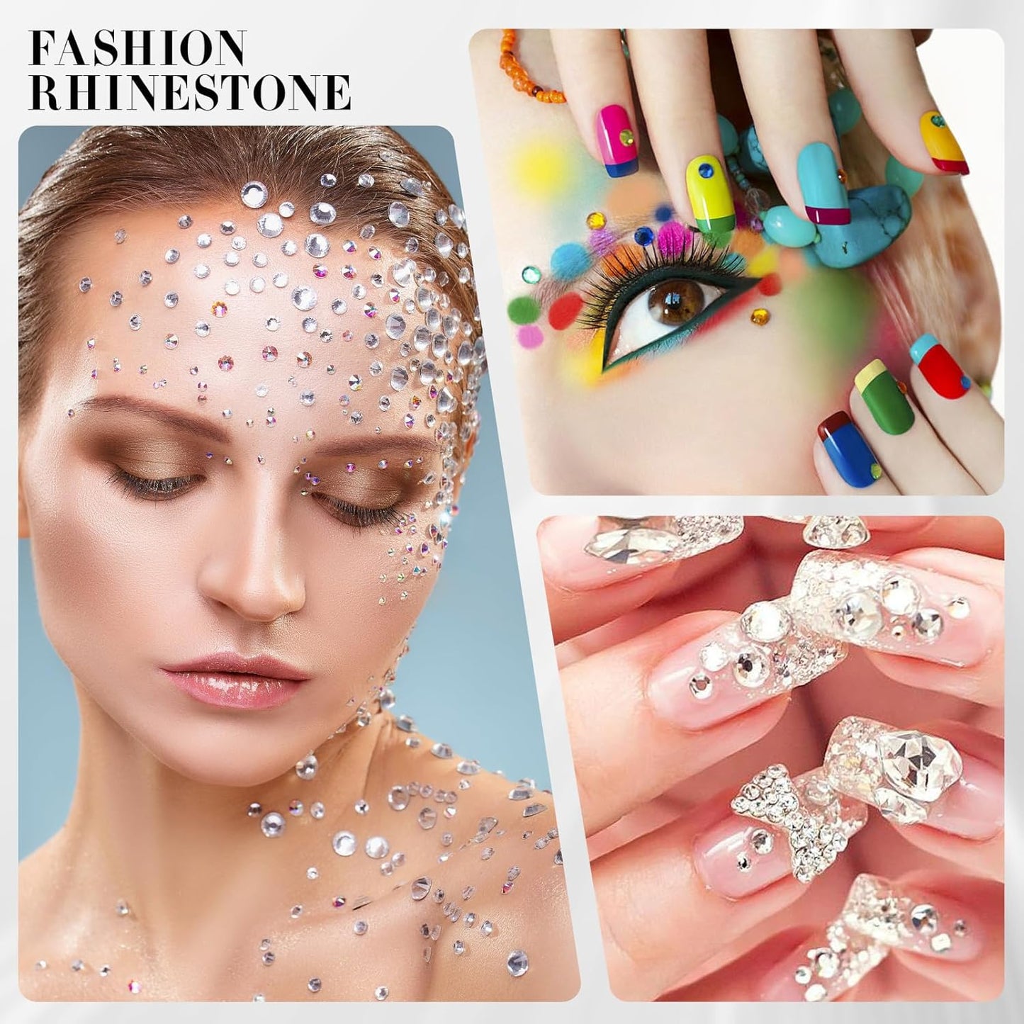 Novani Green Zircon Rhinestones 1440pcs Flat Back Round Rhinestone Style 2088 Sparkly Crystal Gemstones for Nail Art and Crafting SS16,3.8-4.0mm