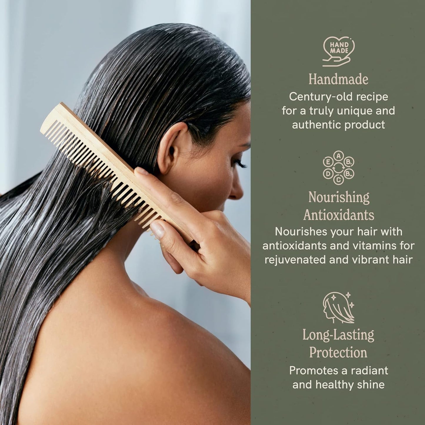 J·R·LIGGETT'S Conditioner Bar - Original Formula, All Natural Hair Conditioner with Coconut Oil & Cocoa Butter - Sulfate Free, Gmo Free, Plant-Based Ingredients for Soft & Smooth Hair, 1.75oz - 1 Pack