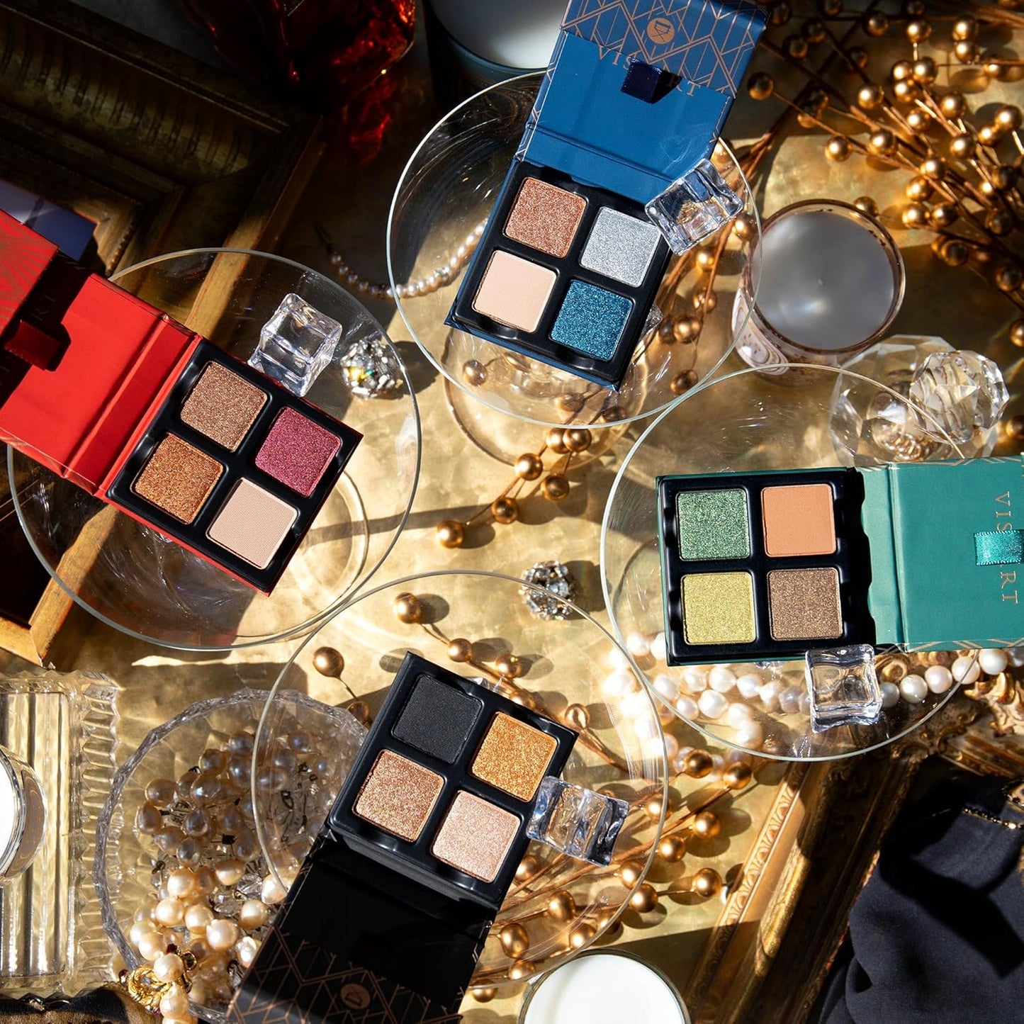 Viseart Paris Petits Fours Pro Luxe Eyeshadow Palette (Garnet)