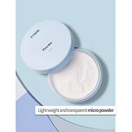 ETUDE Sebum Soak Powder 5g (23AD) | Makeup Powder for Oily Face with Sebum Control, Soft Skin Effect and Matte Finish | Flawless Long-Lasting Make up | Kbeauty