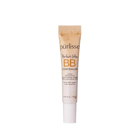 purlisse BB Concealer - BB Cream for All Skin Types - Oil-Free Moisturizing, Smooths Blemishes - .34 Ounce (Tan)