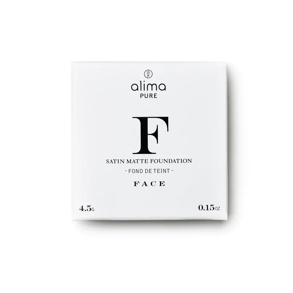 Alima Pure Matte Foundation - Loose Mineral Powder Makeup, Oil Free Talc Free, Natural Full Coverage .15 oz/4.5g