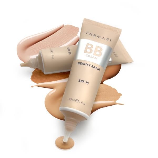 FARMASi Make Up BB Cream Beauty Balm, Full-Coverage Foundation, Concealer, Moisturizer BB Cream for All Skin Types, 1 fl. oz. / 30 ml (Tan)