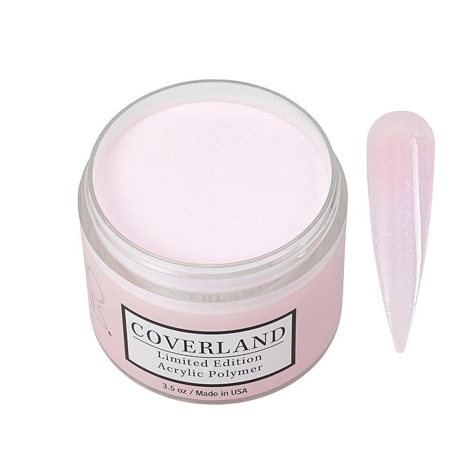 Coverland Acrylic Powder 3.5oz "Diamond Pink" - Limited Edition