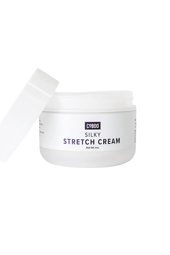 Silky Stretch Cream | Stretch Mark Cream for Pregnancy | Postpartum Essentials for Skincare | Helps Reduce Stretch Marks