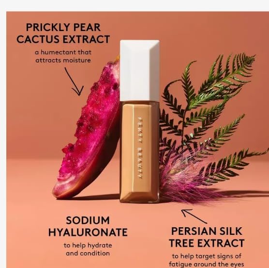 Fenty Beauty by Rihanna We're Even Hydrating Longwear Waterproof Concealer - Your Skincare-Powered Solution to Dark Circles and Puffiness 0.30 oz / 9 ml (140N - light with neutral undertones)