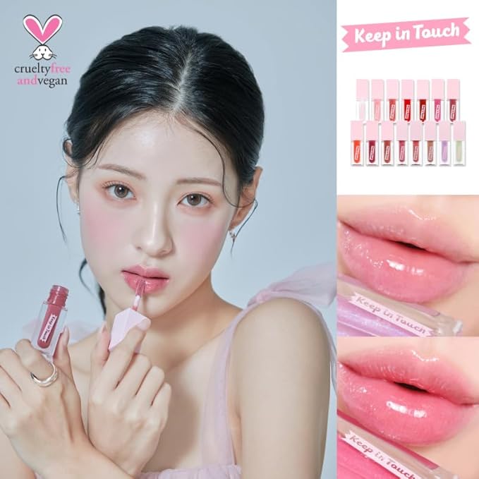 Jelly Plumper Tint | Non-Sticky, Long-Lasting Lip Gloss | Vegan and Cruelty-Free Korean Lip Tint (Berry Crush)