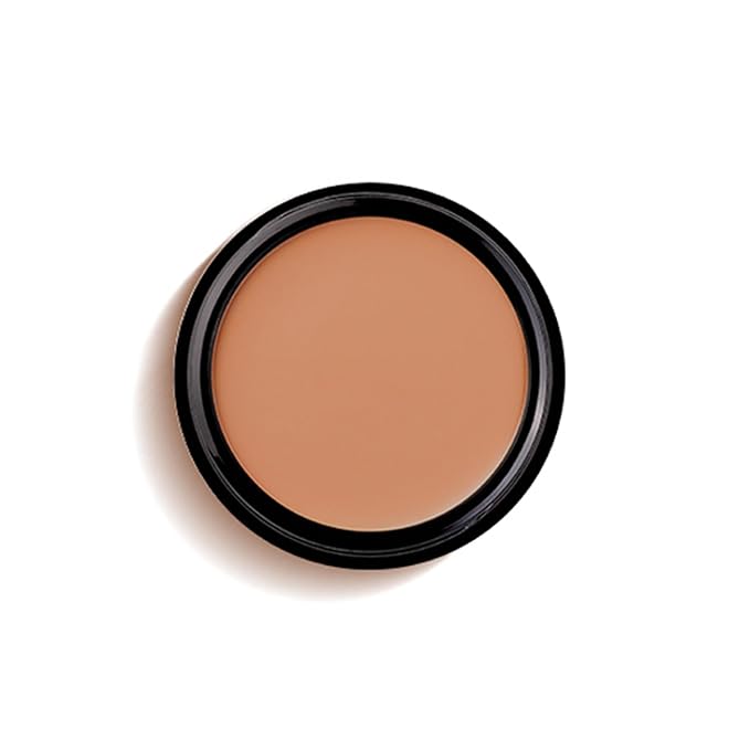Mallofusa Single Color Face Makeup Concealer Foundation Palette Creamy Moisturizing Contouring 0.49oz (Light Coffee)