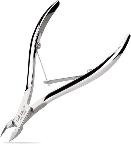 LePinko Professional Cuticle Trimmer kit, Super Sharp Dead Skin Clipper, Labor-saving Cuticula Remover for Fingernail Toenail, Manicure Pedicure Tool for Women Men, Home Salon Use, 7mm Jaw