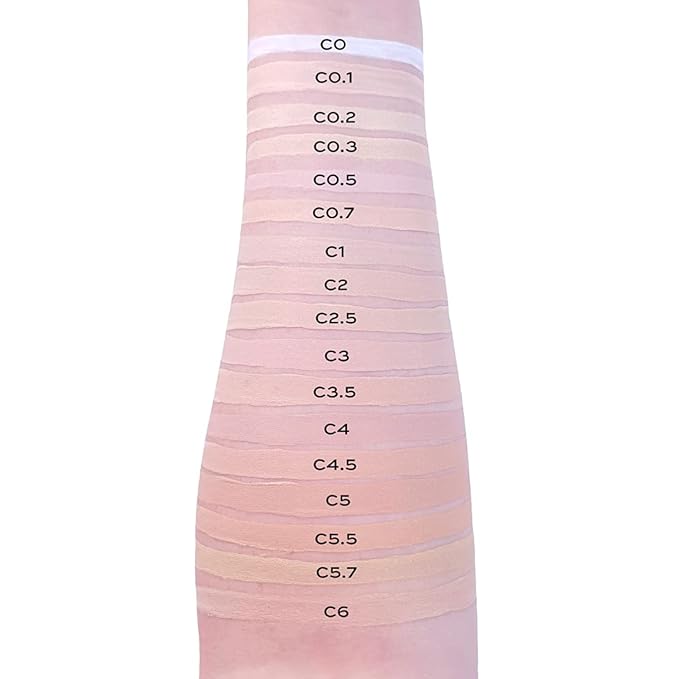 Makeup Revolution Conceal & Define Concealer, Full Coverage Makeup Concealer, Matte Finish & Long Wear, For Fair Skin Tones, Vegan, C5, 4ml