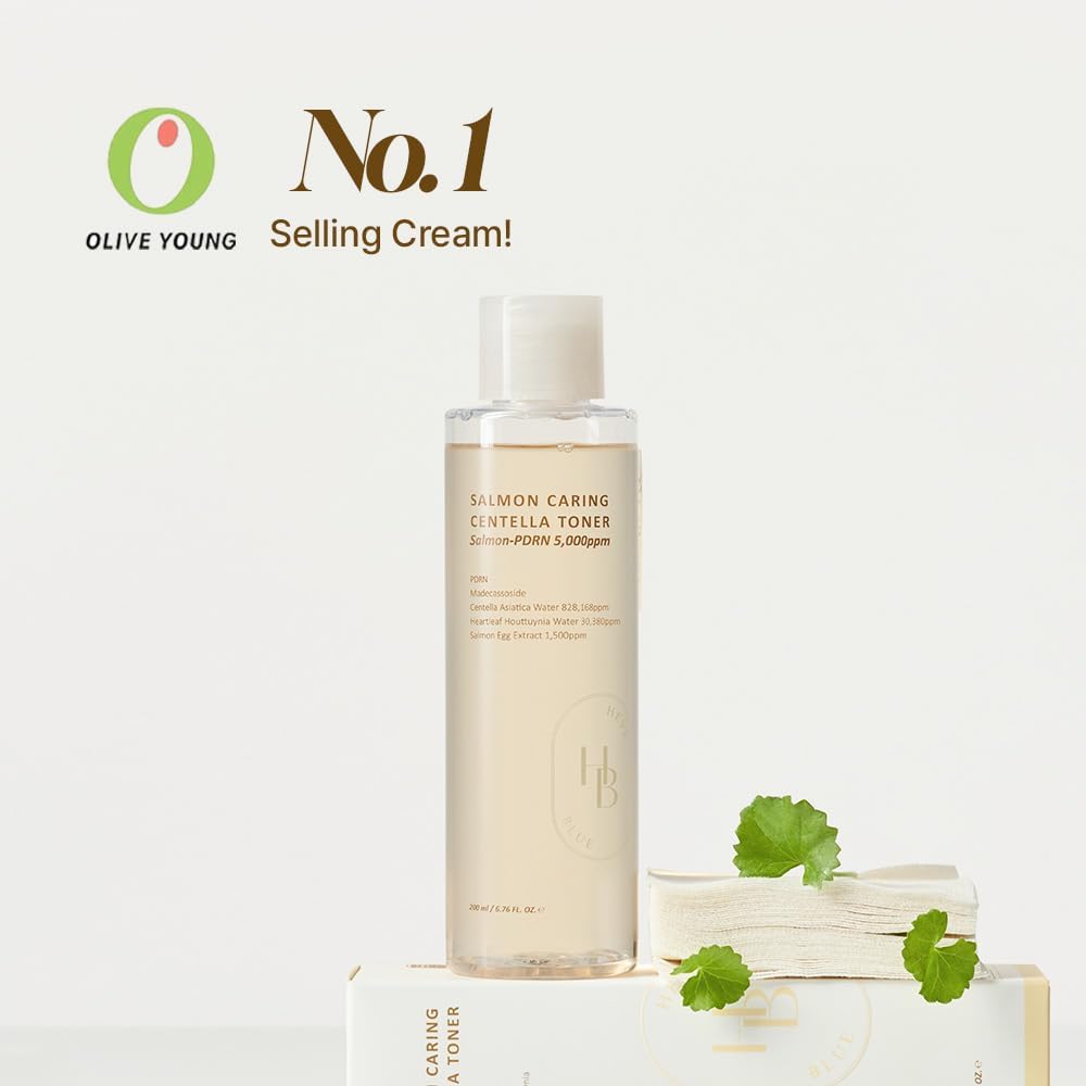 Salmon Caring Centella Toner - Salmon PDRN, pH 5.5, Salmon Egg Extract, Centella, Madecassoside, Restore and Rejuvenate, Refine Skin Texture, Low Irritation, Korean Skincare, K-Beauty