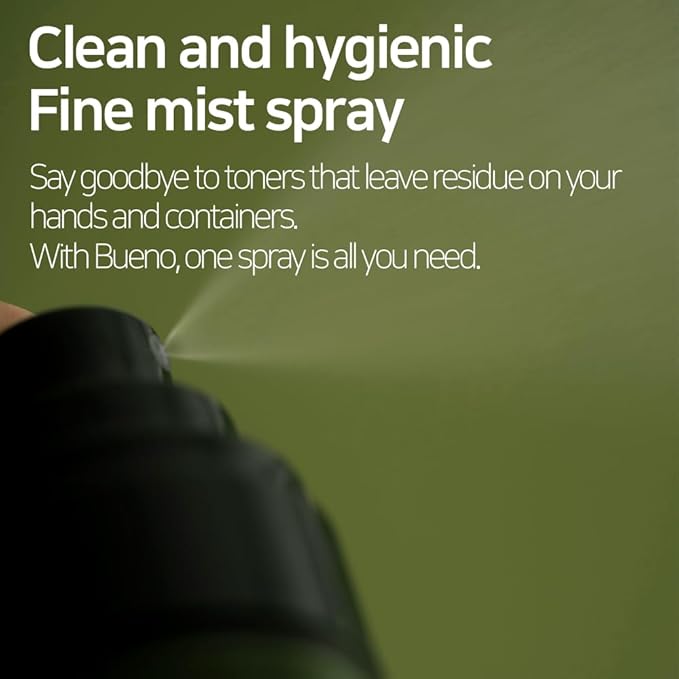 Bueno Icheon Rice Core Mist Toner, 3.55 fl.oz | Spray Toner with Icheon Rice Amino Acids for Soothing & Hydration | 100% Vegan Formula, Korean Skin Care