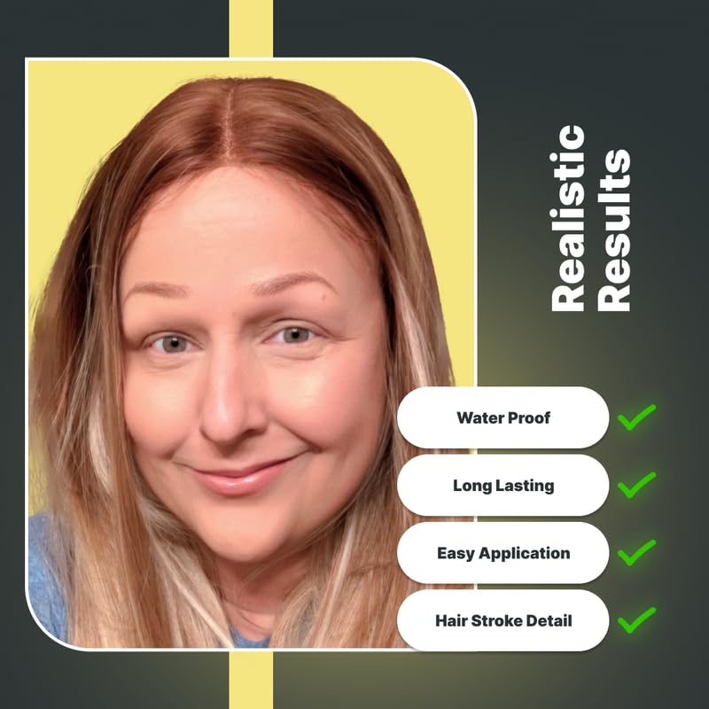 10 Pairs Dark Brown Temporary Eyebrow Tattoos, Waterproof and Smudge-Proof Medium Sassy Swerve Style Realistic Eyebrow Stickers for Women, Easy to Apply, Won't Work on Existing Brows