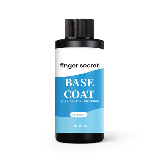 Base Coat,Top Coat Gel Nail Polish,Fast Drying Nail Polish,Nail Supplies for DIY in Salon or Home Use 1 * 120ml/4floz