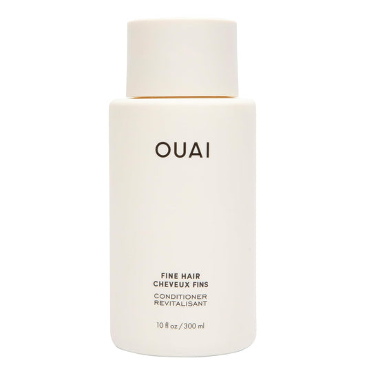 OUAI Fine Hair Conditioner - Volumizing Conditioner for Fine Hair Made with Keratin, Biotin and Chia Seed Oil - Adds Softness, Bounce and Volume - Free from Parabens, Sulfates, and Phthalates (10 Oz)