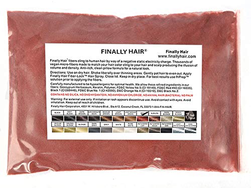 New Hair Building Fibers 100+14=114 Grams. Highest Grade Refill That You Can Use for Your Bottles From Competitors Like Toppik, Xfusion, Infinity (Red)