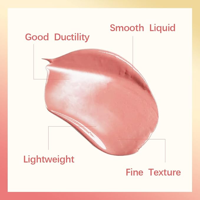 MEICOLY Matte Dewy Liquid Blush,Super Natural Cream Blush Stick for Cheeks,Silky Smooth Soft Pinch Long-Lasting Waterproof and Sweat proof Blush Makeup,Cruelty-Free,04 Joy,Orange Red