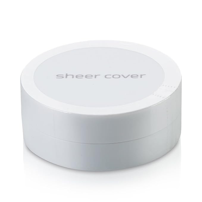 Sheer Cover Perfect Shade - Mineral Foundation Makeup Kit w Free Foundation Brush - Tan Shade - Foundation Powder Makeup and Mineral Makeup, Best Full Coverage Foundation 4 Grams