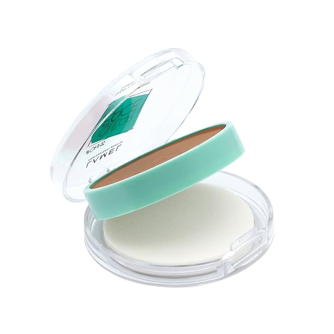 Lamel OhMy Clear Face Powder - Light Natural Coverage & Suet Control - Cruelty Free - Warm Beige N.407