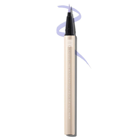 MAKE Beauty Smudge-Proof Felt Tip for Precise Application of Lines, Wings, and Graphics. Long Lasting Eye Liner, Liquid Line Waterproof Felt Tip Eyeliner - Purple Haze