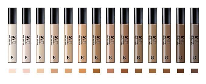 Sistar it's U Skin Perfecting HD Concealer Full Coverage Lightweight Long Lasting Correcting Liquid Contour Cover Masker Makeup 5 ml / 0.17 fl. oz (Ivory)