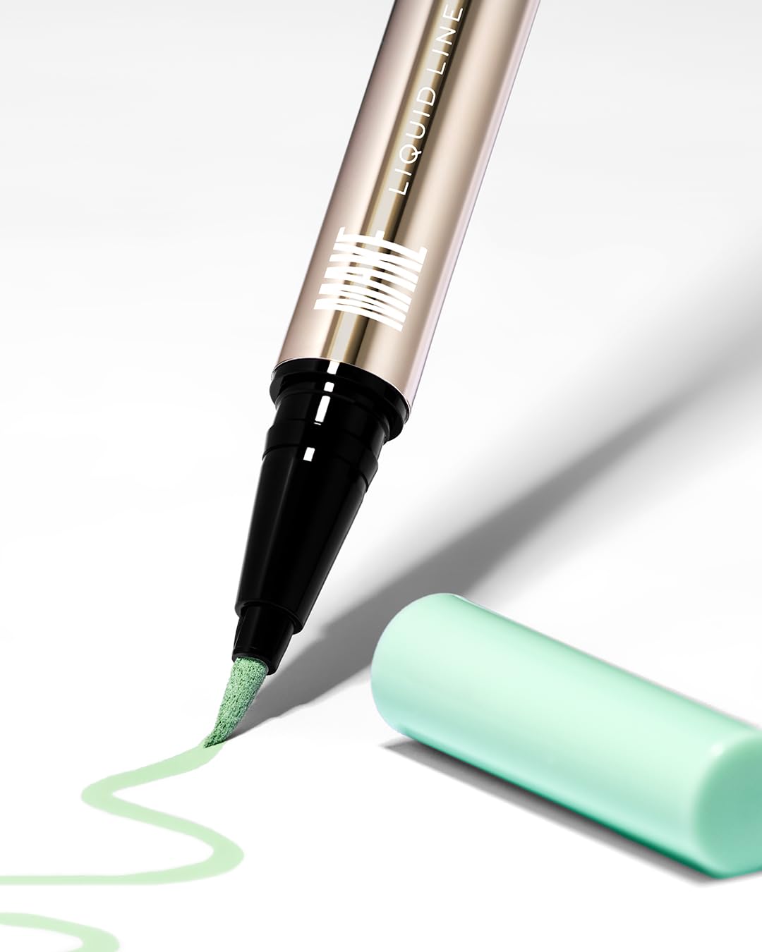 MAKE Beauty Liquid Line Waterproof Liquid Eyeliner Pen. Smudge-Proof Felt Tip for Precise Application of Lines, Wings, and Graphics. Long Lasting Eye Liner - Shade, Planetary