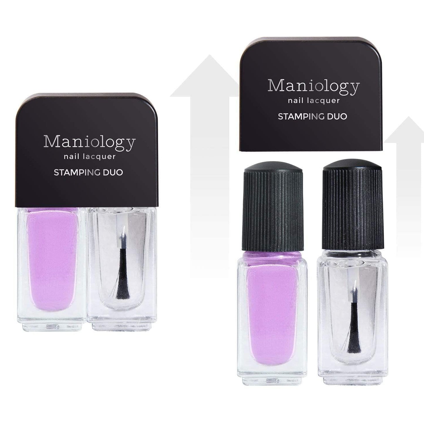 Maniology Nail Stamping Starter Kit (Plate, Polish, Top Coat, Stamper and Scraper Card) (Fringe Forever)
