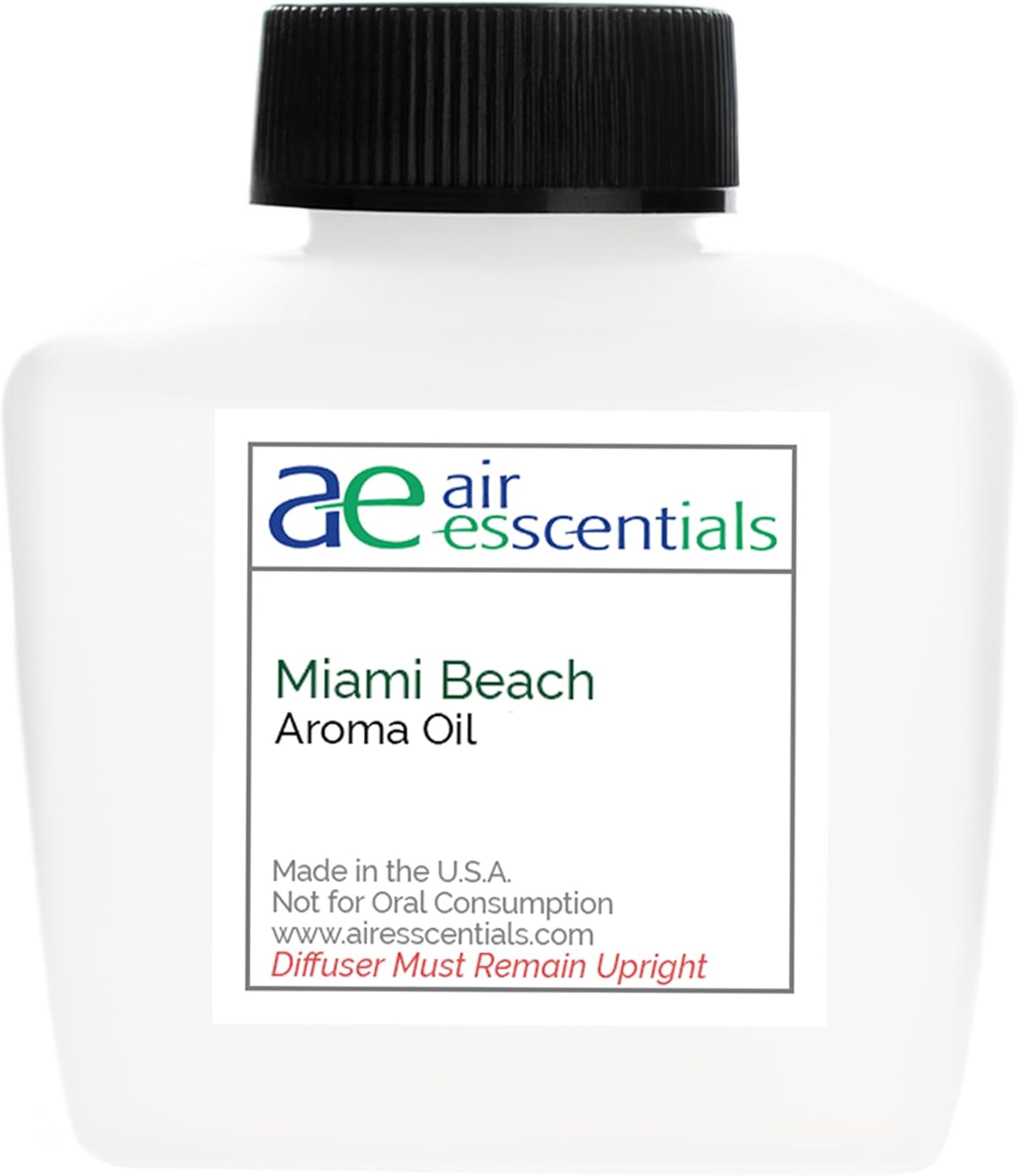 Miami Beach Aroma Oil, Essential Oils Blend for Diffusers & Scent Machines, Fresh Cologne Scent with Citrus & Musk Notes, Aromatherapy, Cold Air Diffuser Compatible, 100 mL