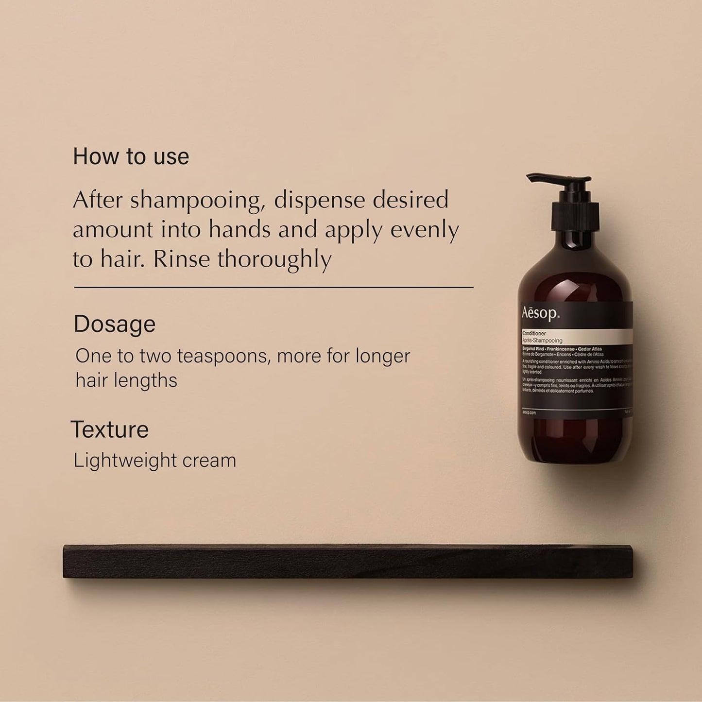 Aesop Classic Shampoo & Conditioner Set | Adds Shine, Hydration, Softness to Hair | 500 mL / 16.9 oz