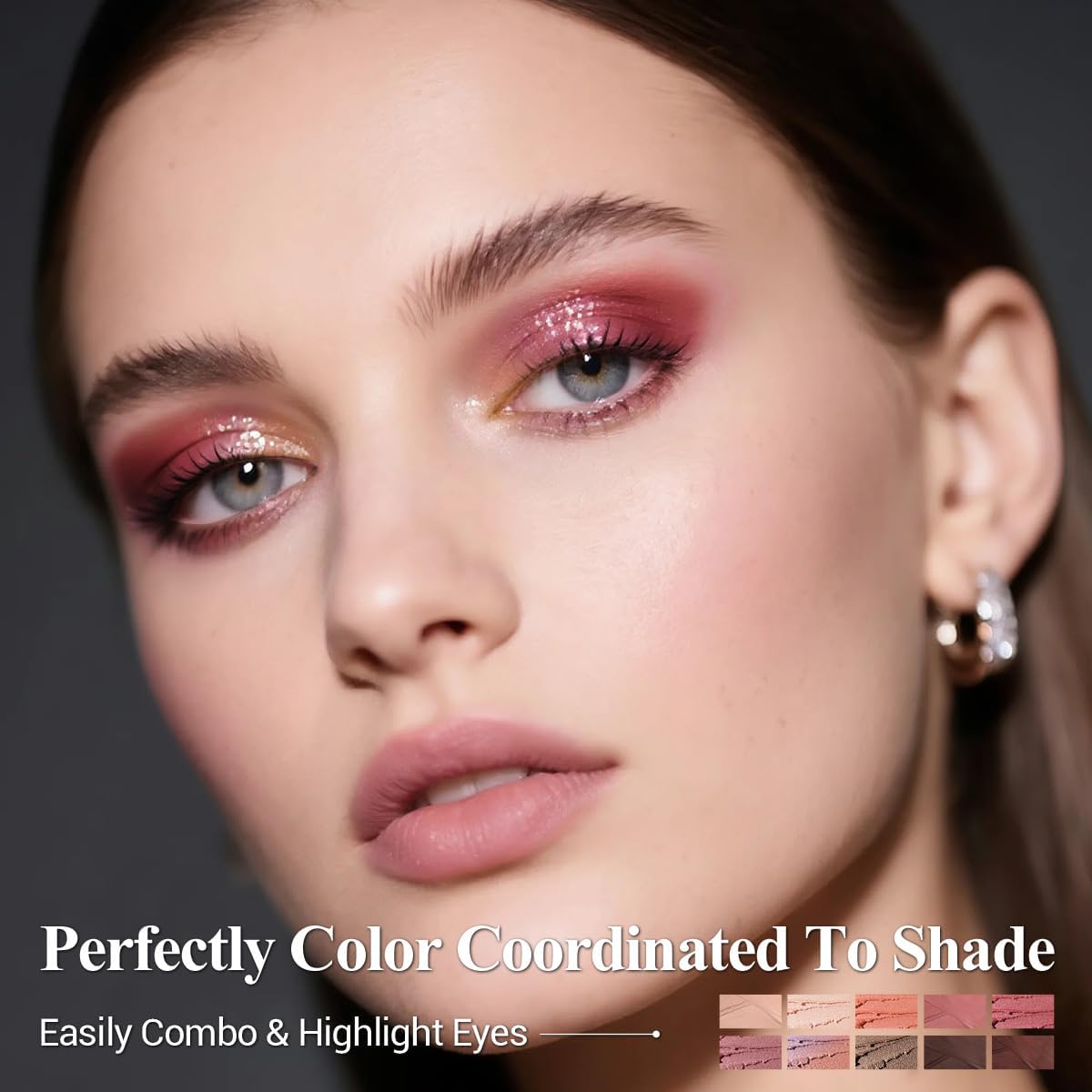 10PCS Neutral Eyeshadow Stick Makeup Set, Matte Cream Eye Shadow Eyeliner Brightener Pencil Crayon - I1 Cashmere Blush