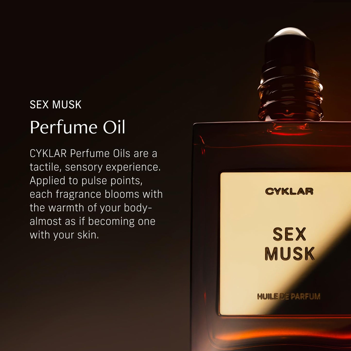 Perfume Oil Roll-On. Travel-Friendly Sex Musk Fragrance with Rose, Tonka Bean, and Musk Notes. Long-Lasting Essential Oil Parfum for Women and Men. 0.5 Fl Oz Scented Rollerball Bottle