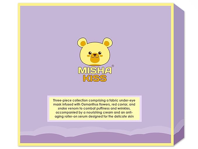 Lifting, Moisturizing and Hydrating, Anti-Aging, Anti-Wrinkle Skin Care Variety Set of 3 for Puffy Eyes, Dark Circles, Eye Bags, Fine Lines | Under Eye Patches 30 Piece | Serum | Cream.