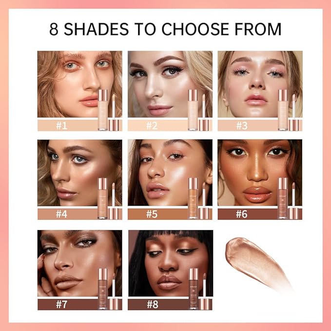 Halo Glow Liquid Face Filter, Complexion Booster For A Glowing, Soft-Focus Look, Infused With Hyaluronic Acid, Vegan & Cruelty-Free 1.06 OZ/31.5ml -03