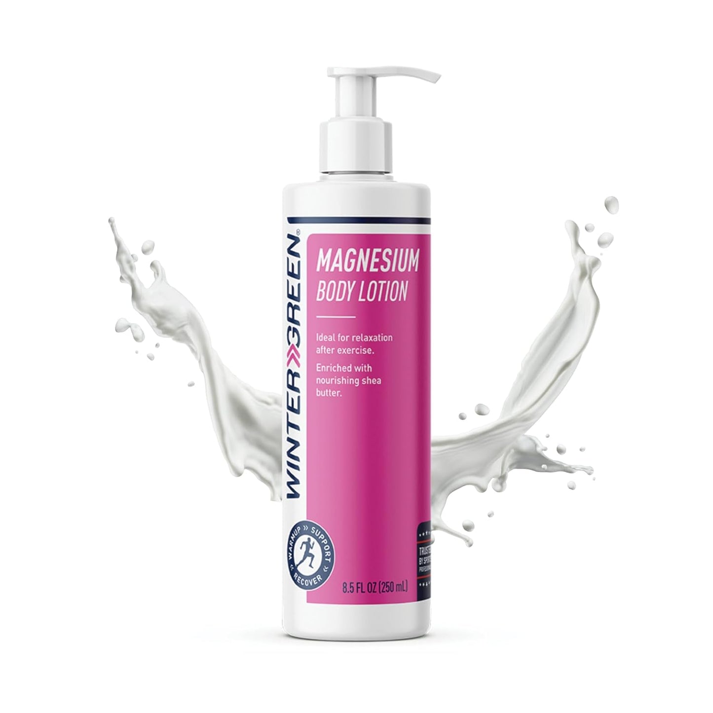 Wintergreen Magnesium Body Lotion, 8.5oz – Arnica, Menthol for Muscle Recovery, Soothing and Hydrating Formula for Sore Muscles, Fast-Absorbing Relief