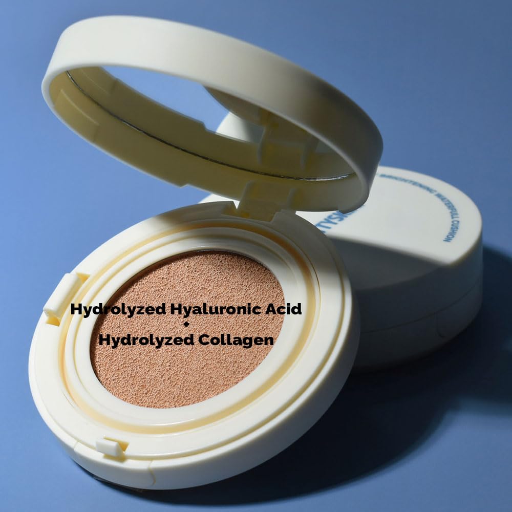 Moisturizing Glow Sun Cushion Foundation SPF50+ / PA+++ with Refill (23 Beige, 15g+15g)