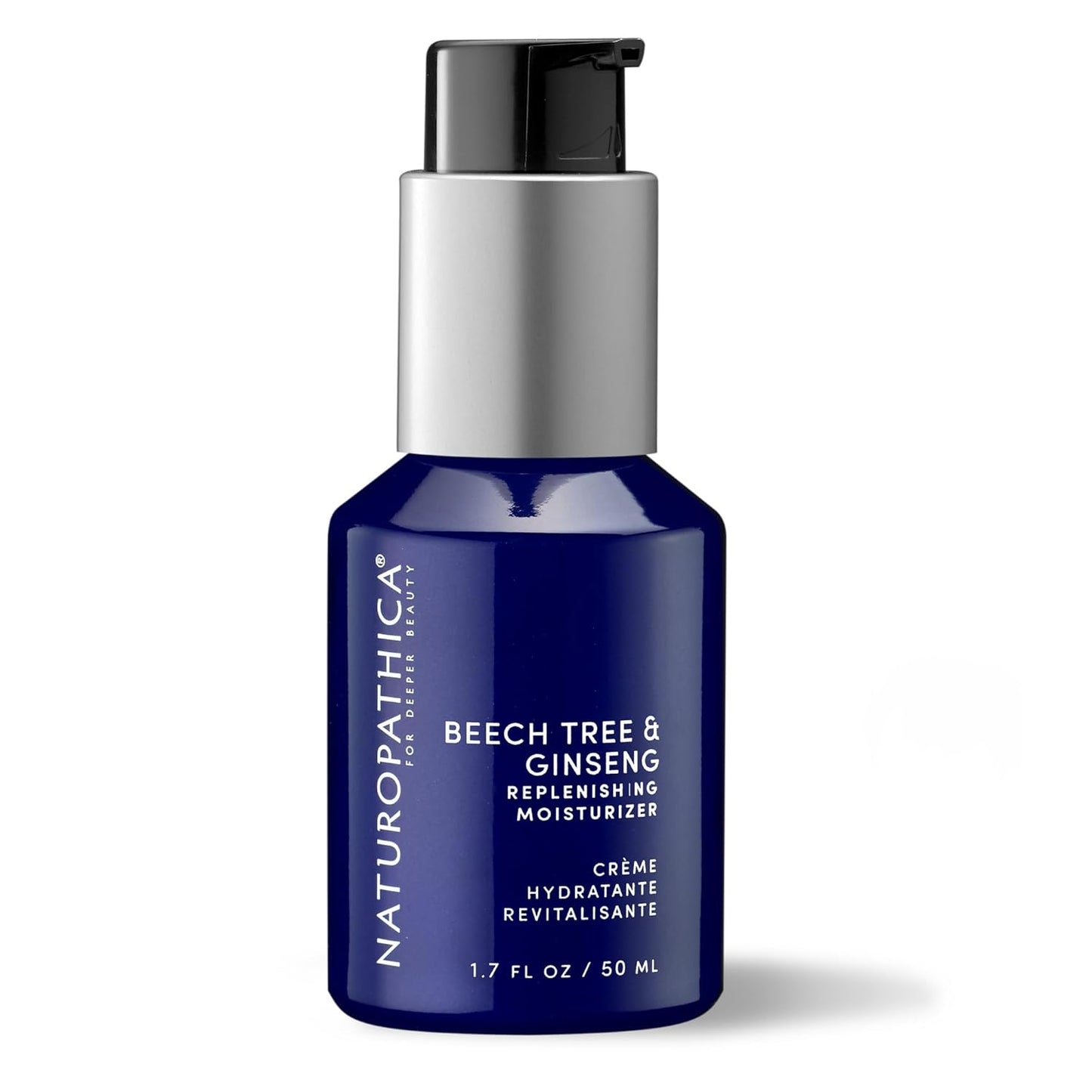 Naturopathica Beech Tree & Ginseng Replenishing Moisturizer, Hydrating and Firming Face Moisturizer, Antioxidant Rich Daily Face Lotion for Men and Women, 1.69 fl oz