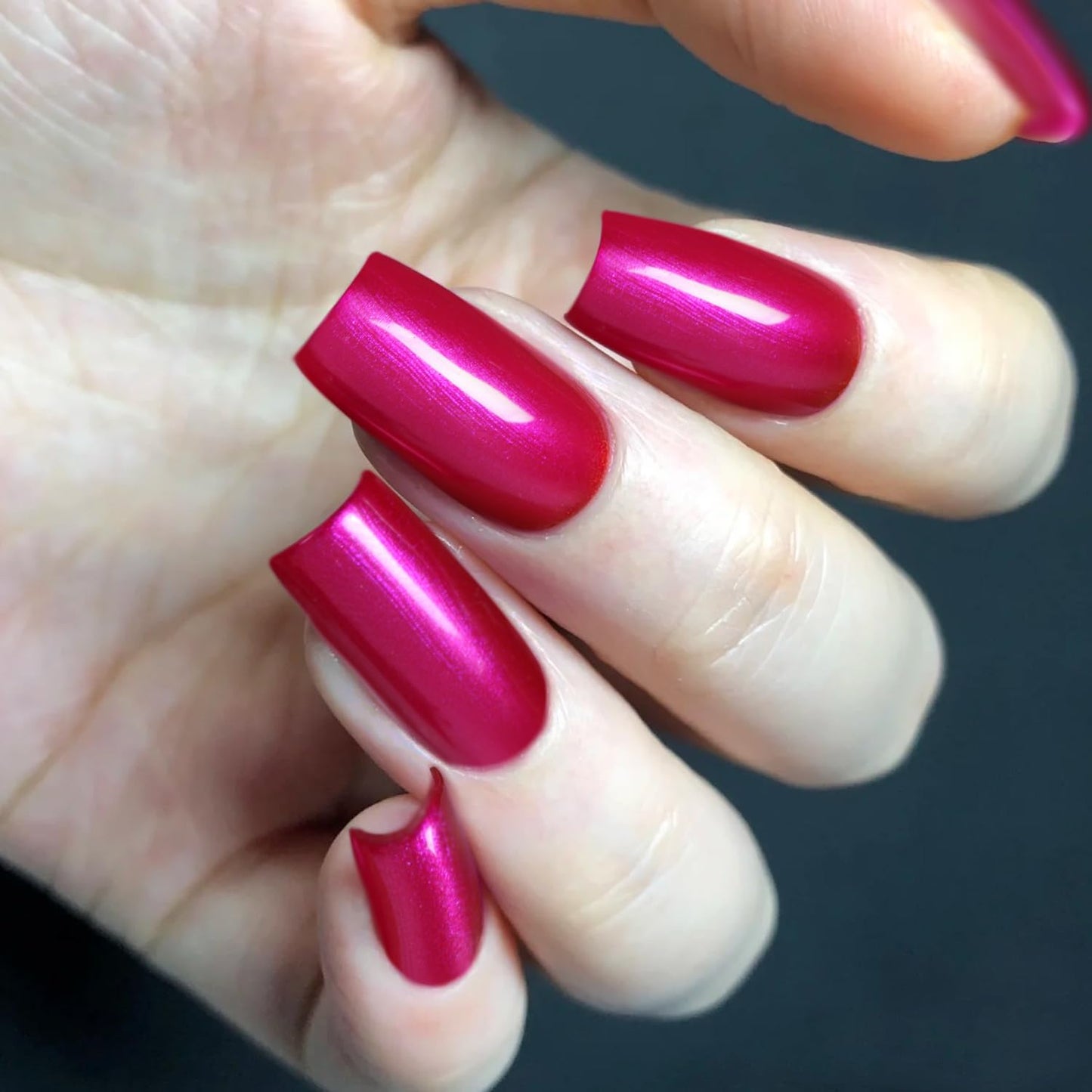 Major Dijit Quick Dry Nail Polish 12ml/0.41fl oz Crimson Regular Nail Lacquer Fast Drying & Long Lasting Nail Polish Nail Art Effect for Nail Salon